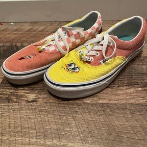 Vans Women's Sneakers - Pink and Yellow